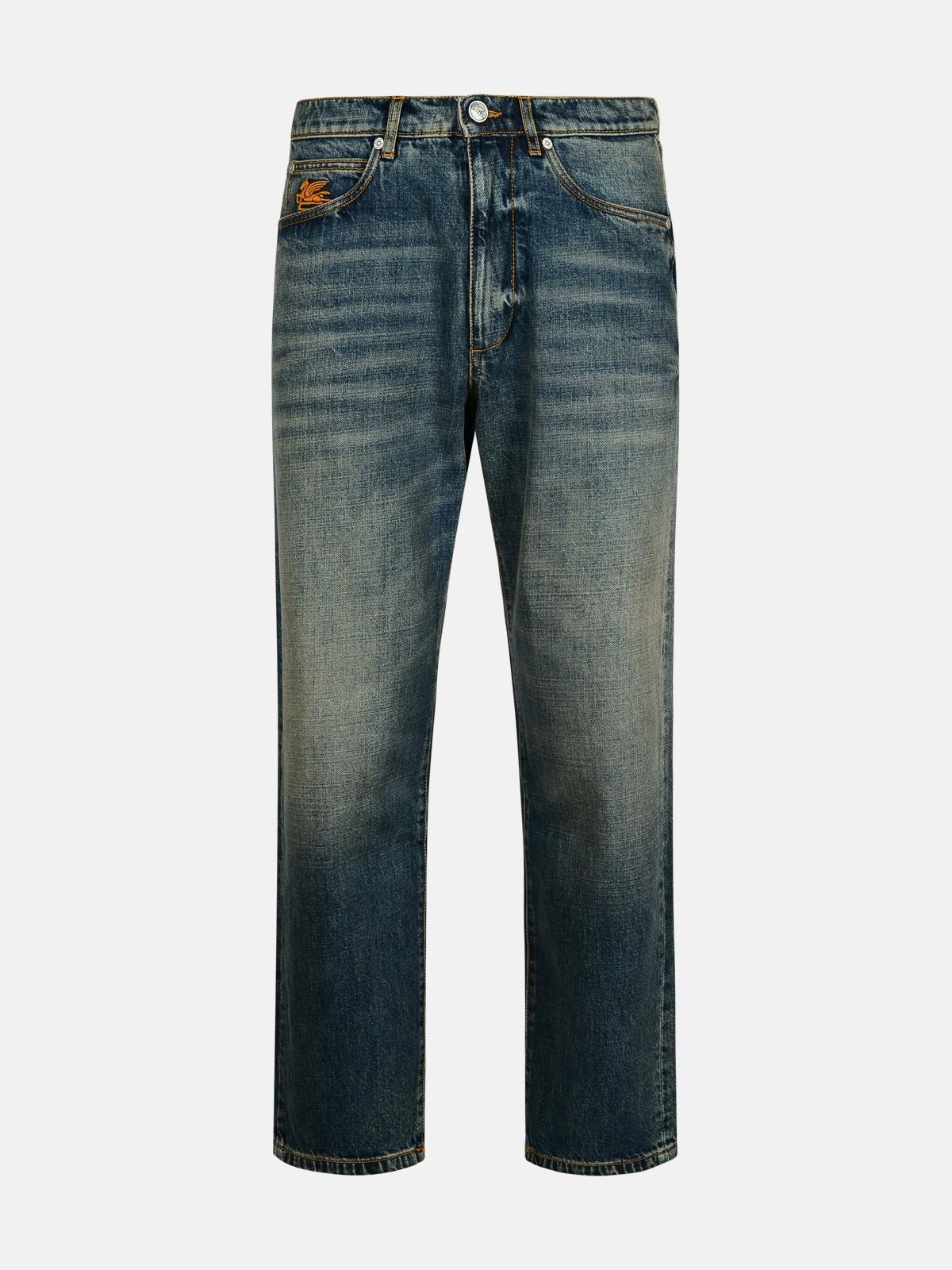 BLUE COTTON JEANS - 1