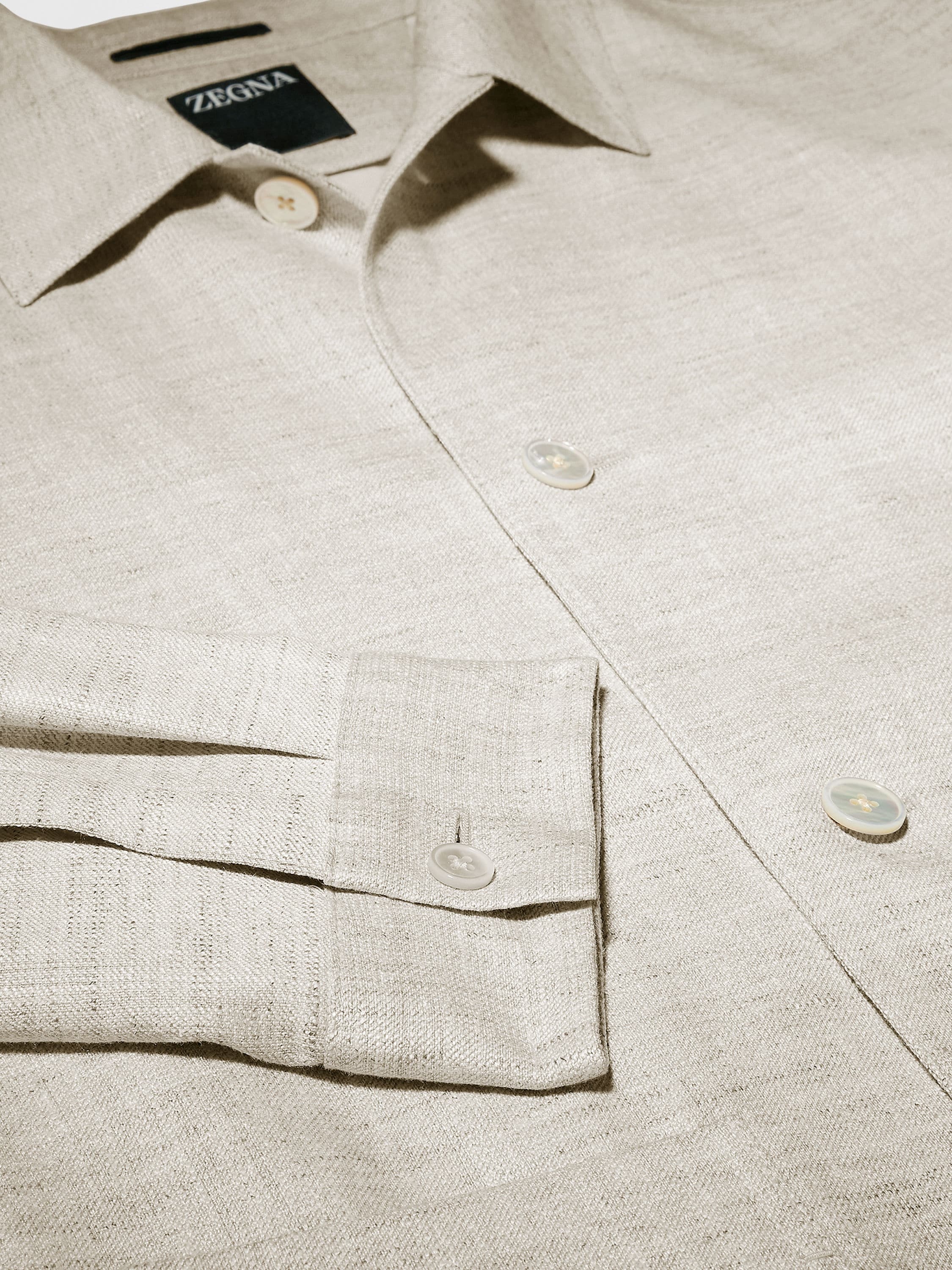 SILK AND LINEN BLEND ALPE CHORE JACKET - 3