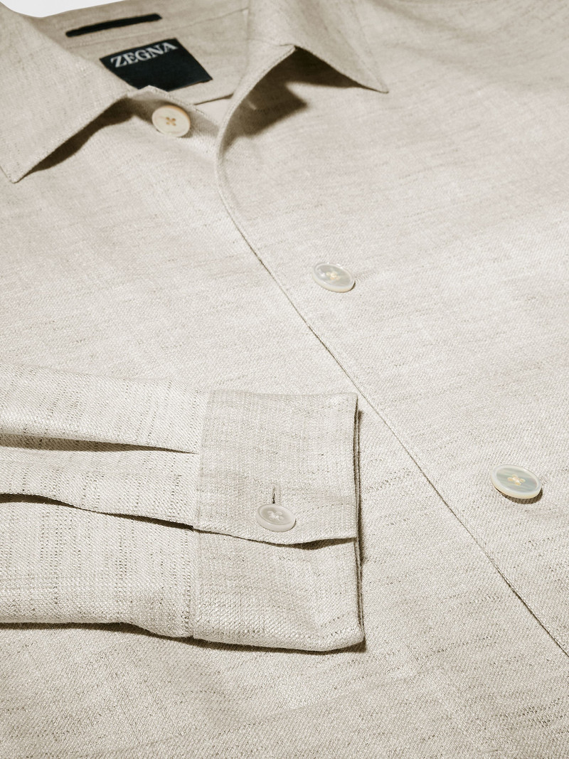 SILK AND LINEN BLEND ALPE CHORE JACKET 3