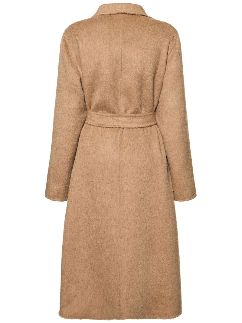 LVR Exclusive mohair & camel drap coat - 7