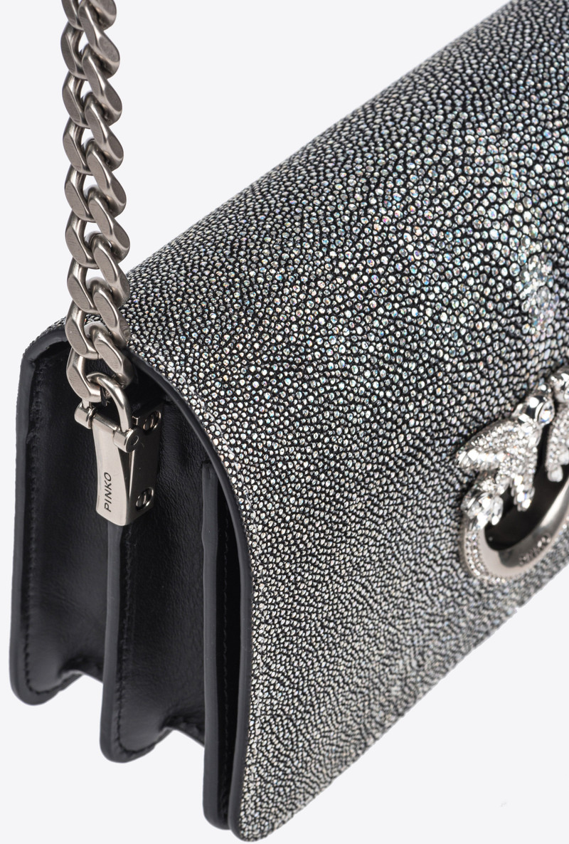 PINKO GALLERIA STINGRAY MINI LOVE BAG CLICK 6