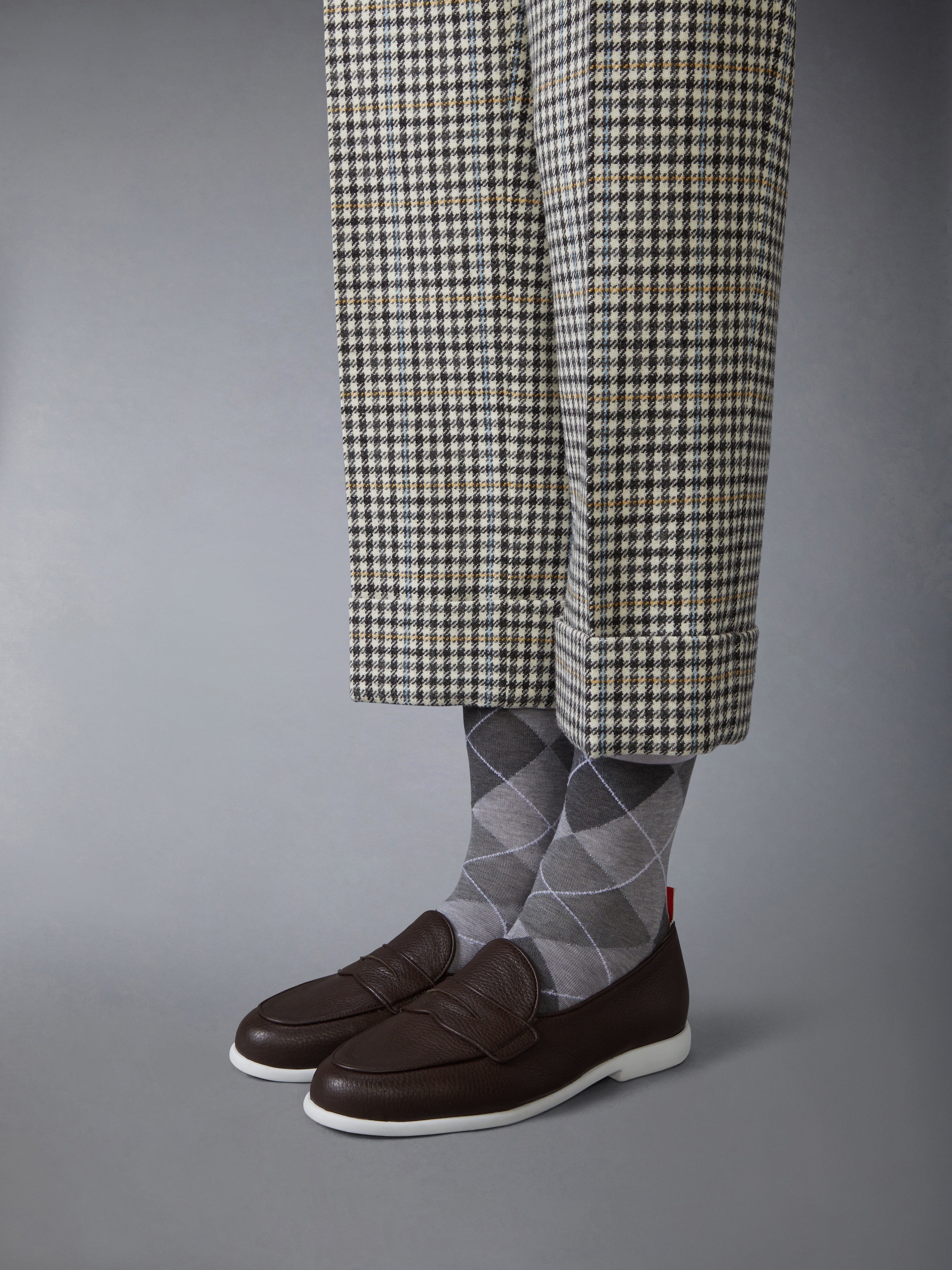 DEERSKIN LEATHER VARSITY PENNY LOAFER - 4