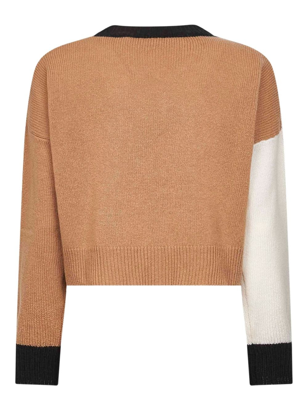 colour-block cashmere sweater - 2