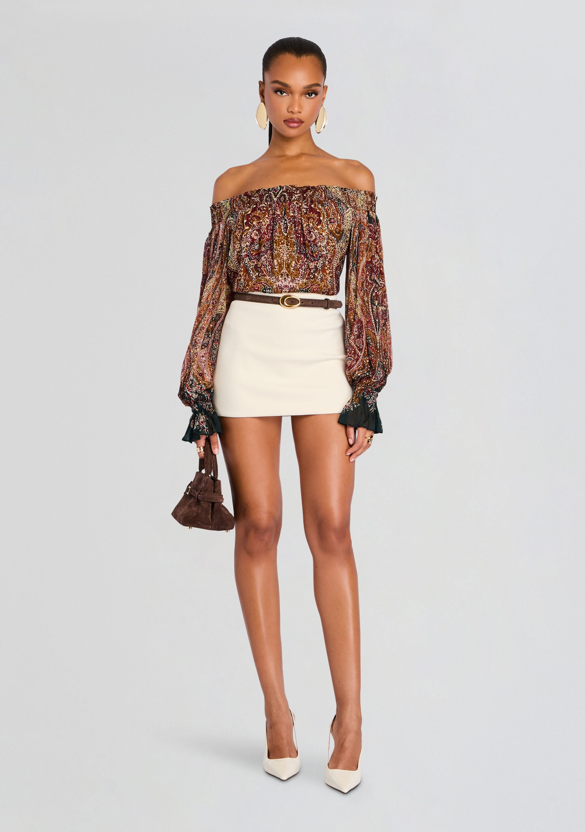 RUZA SMOCKED TOP - 5