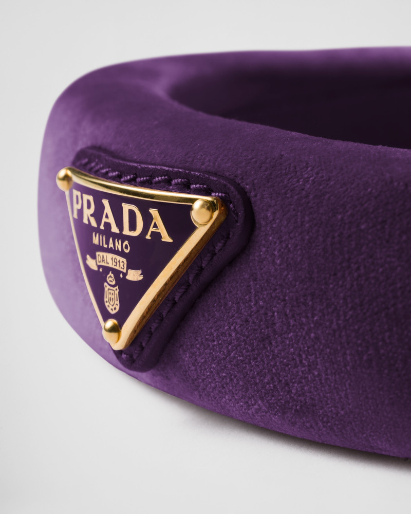 Prada Velvet headband outlook