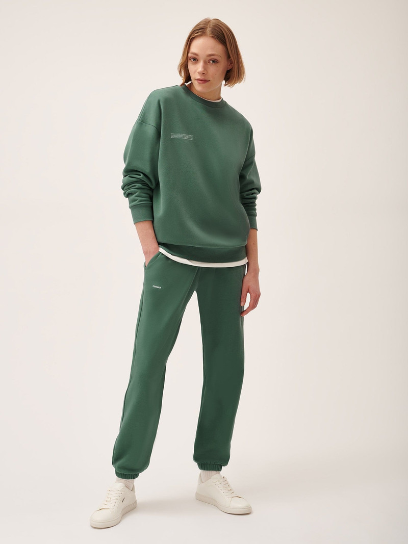 Womens 365 Midweight Sweatshirt - Forest Green 6