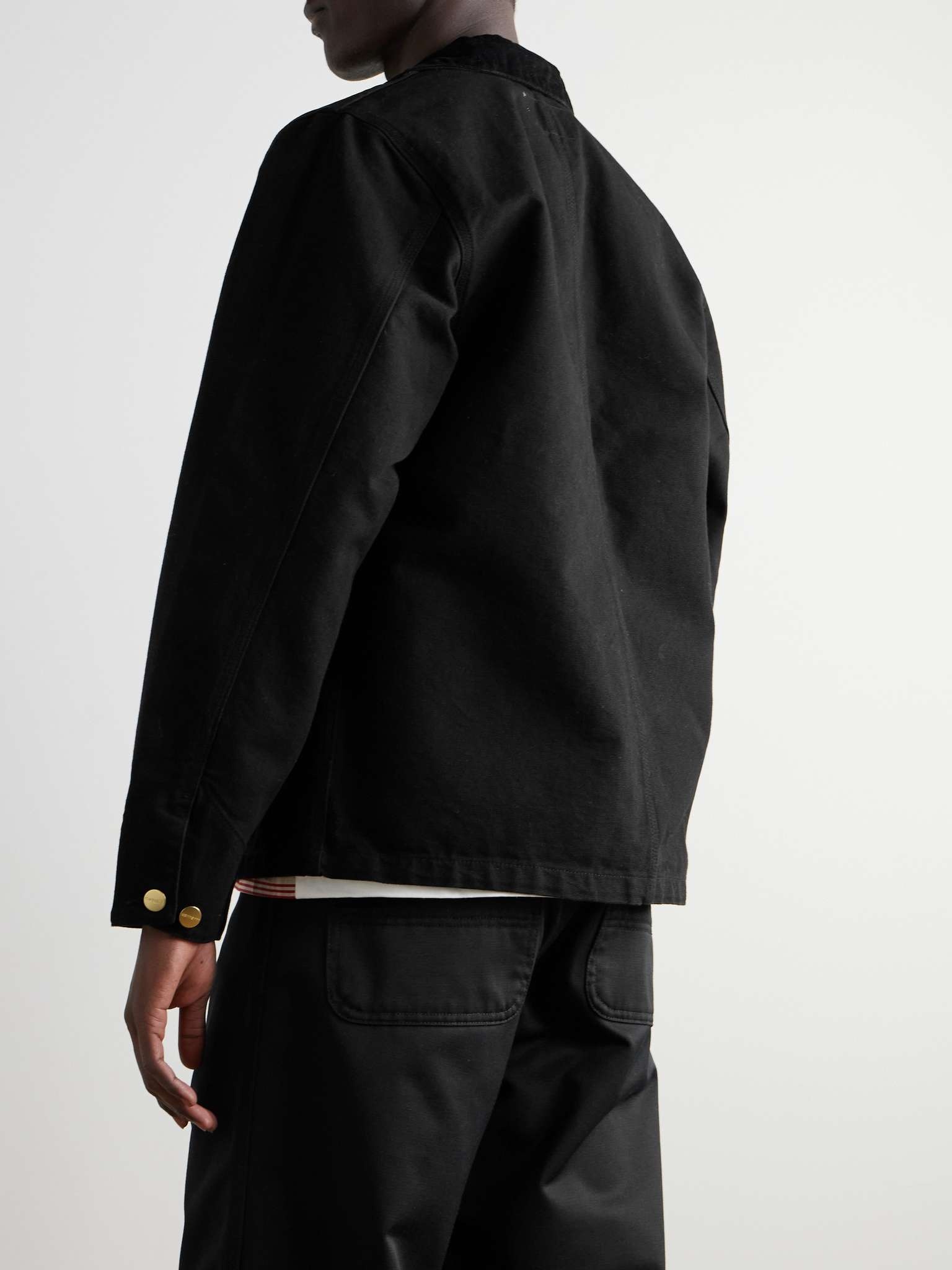 Michigan Corduroy-Trimmed Organic Cotton-Canvas Chore Jacket - 3