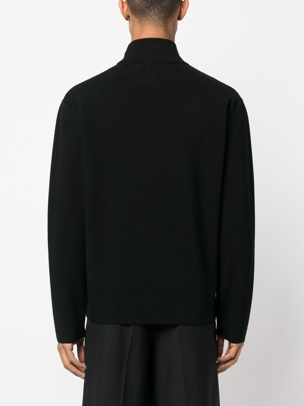 roll-neck long-sleeve jumper - 4