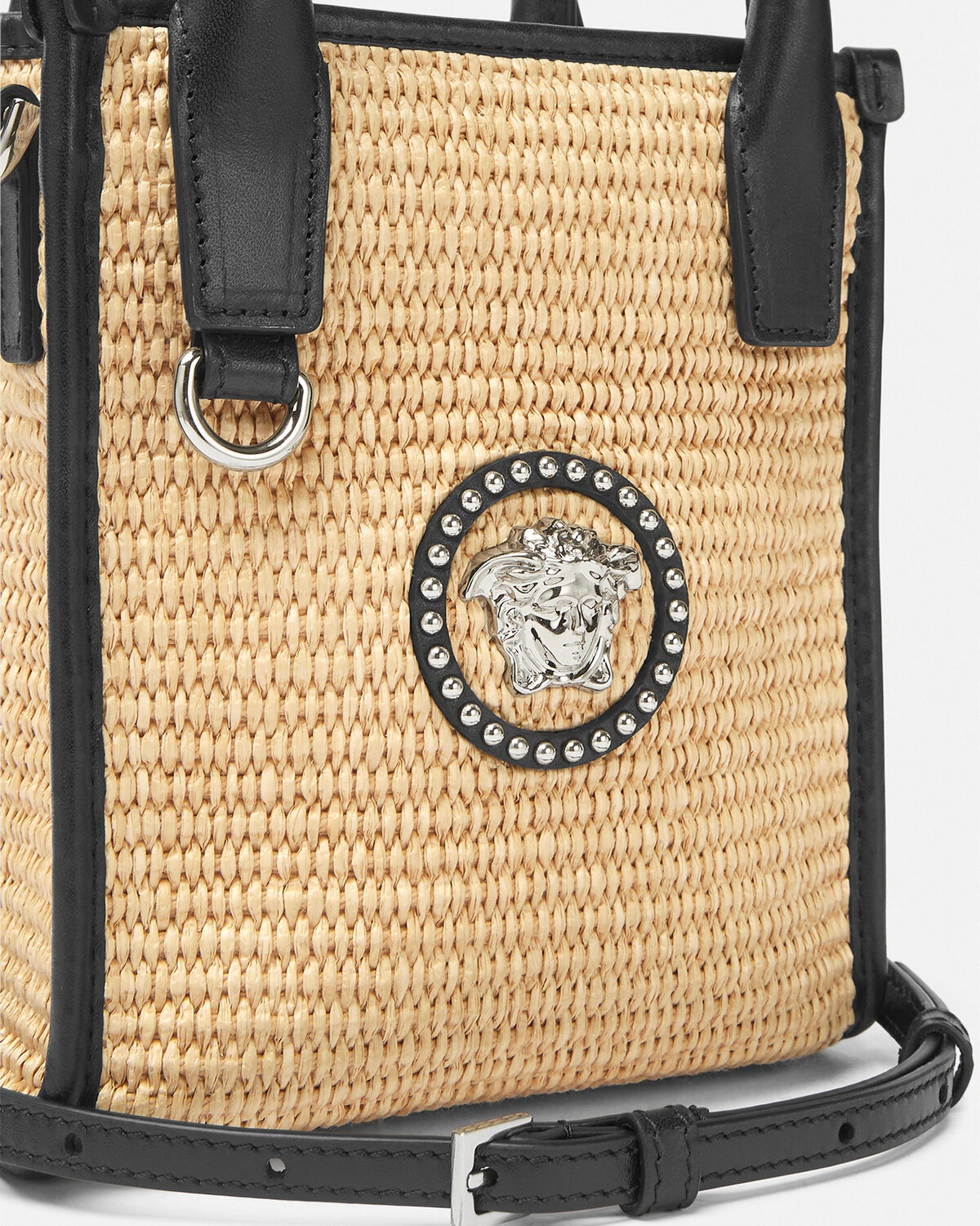 Studded La Medusa Mini Tote Bag - 5