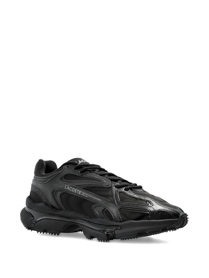 LACOSTE L003 2K24 textured lace-up sneakers outlook