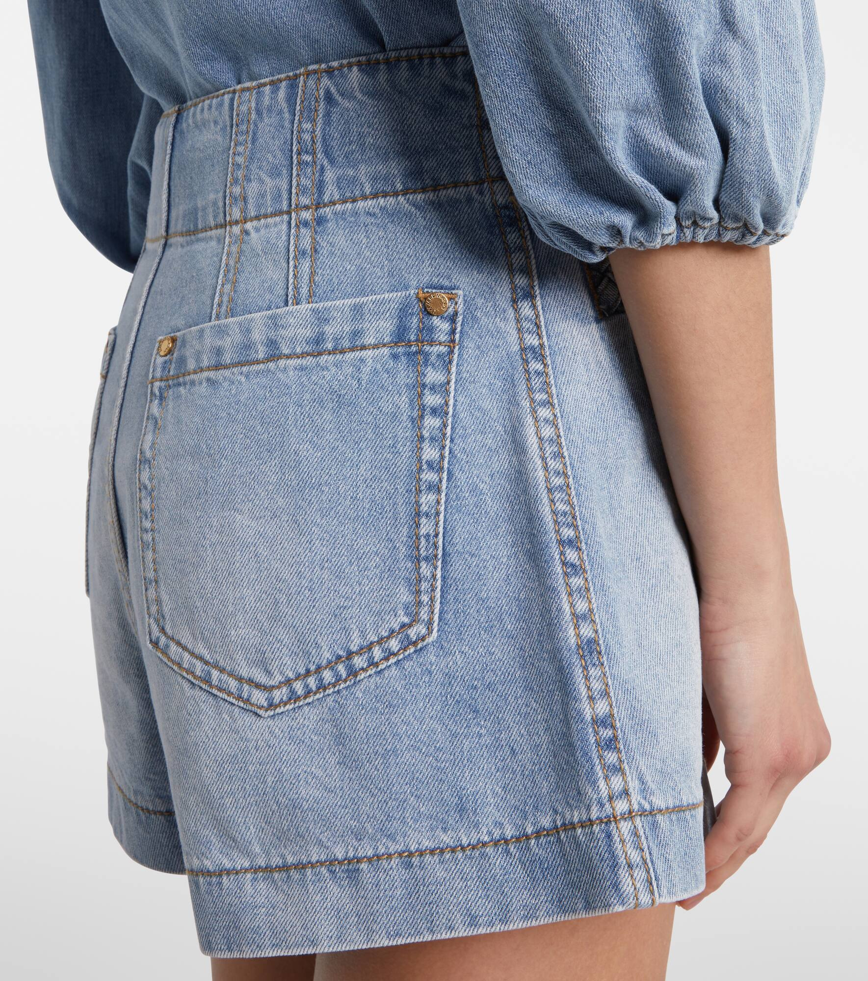 Lucky high-rise denim shorts - 5