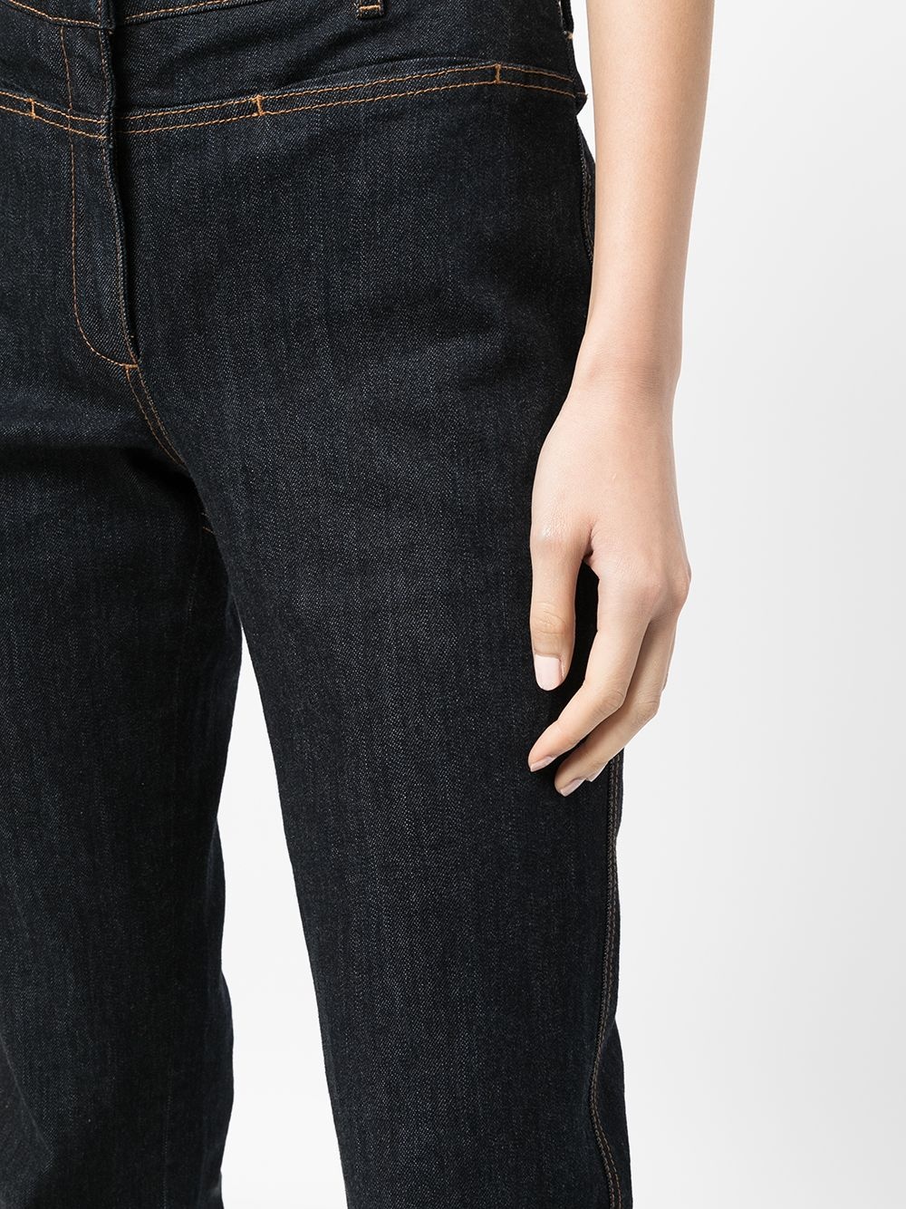 mid-rise bootcut jeans - 5