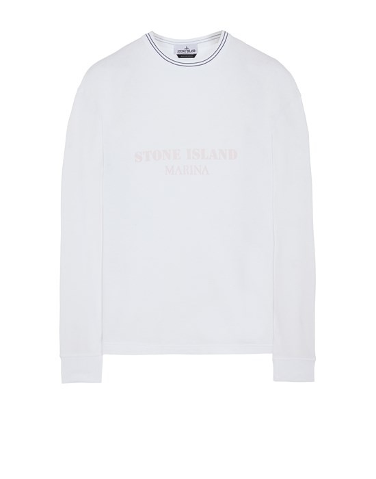 206X4 STONE ISLAND MARINA_‘OLD’ TREATMENT WHITE - 1