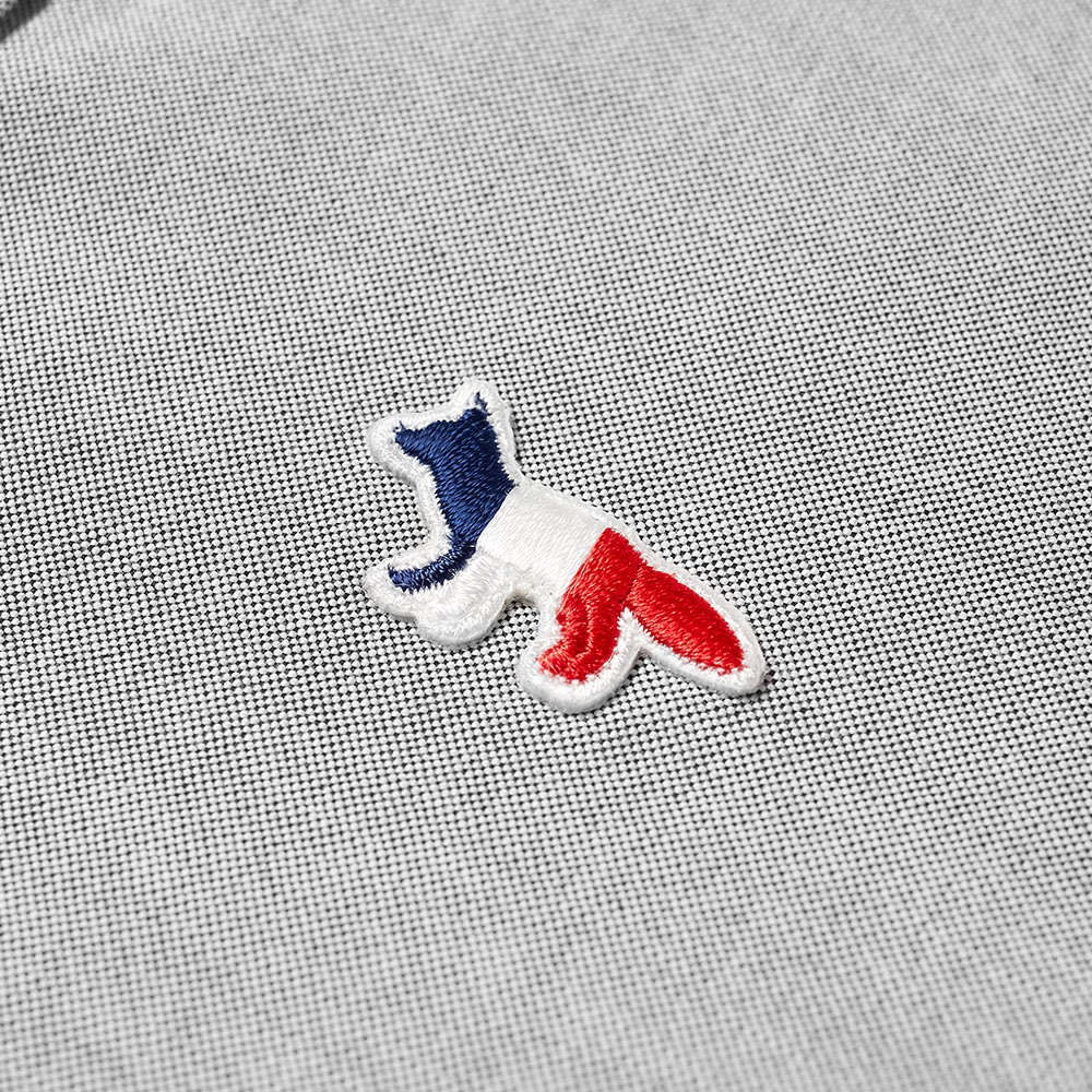 Maison Kitsuné Button Down Classic Tricolour Fox Oxford Shirt - 2