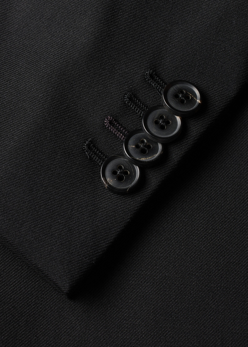The Soho - Tailored-Fit Black Wool 'A Suit To Travel In' Suit 4
