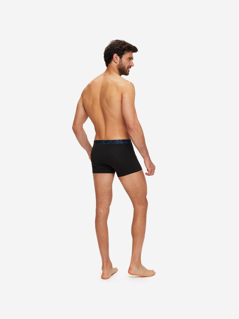 Men's Boxer Briefs Band 53 Pima Cotton Stretch Black - 4