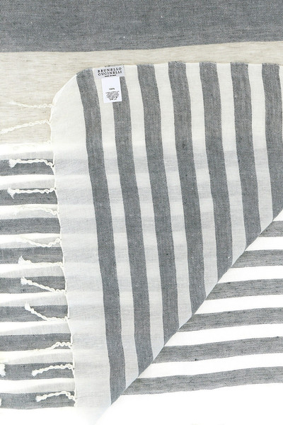 Brunello Cucinelli Striped beach towel outlook