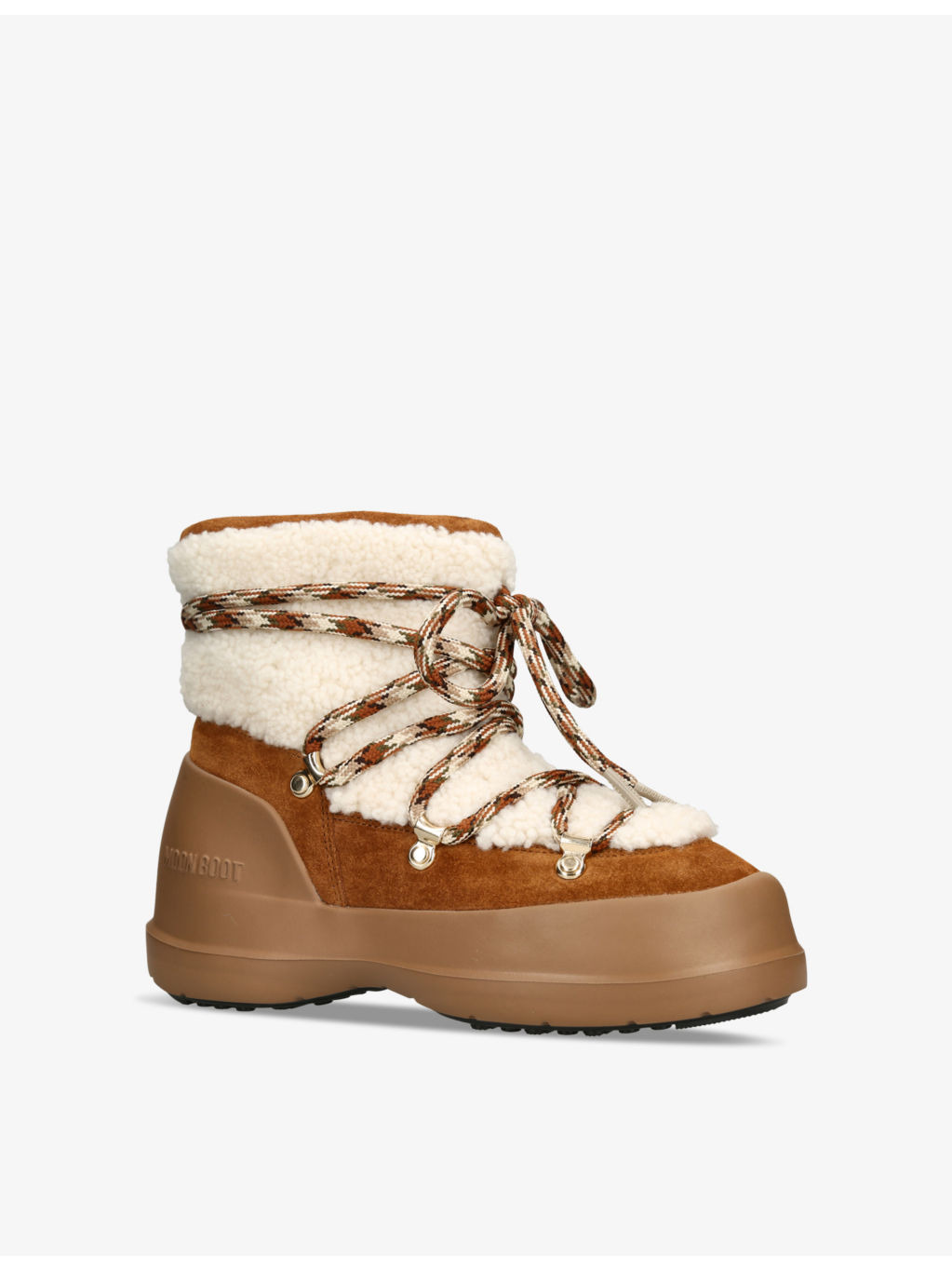 Luna lace-up shearling ankle boots - 3