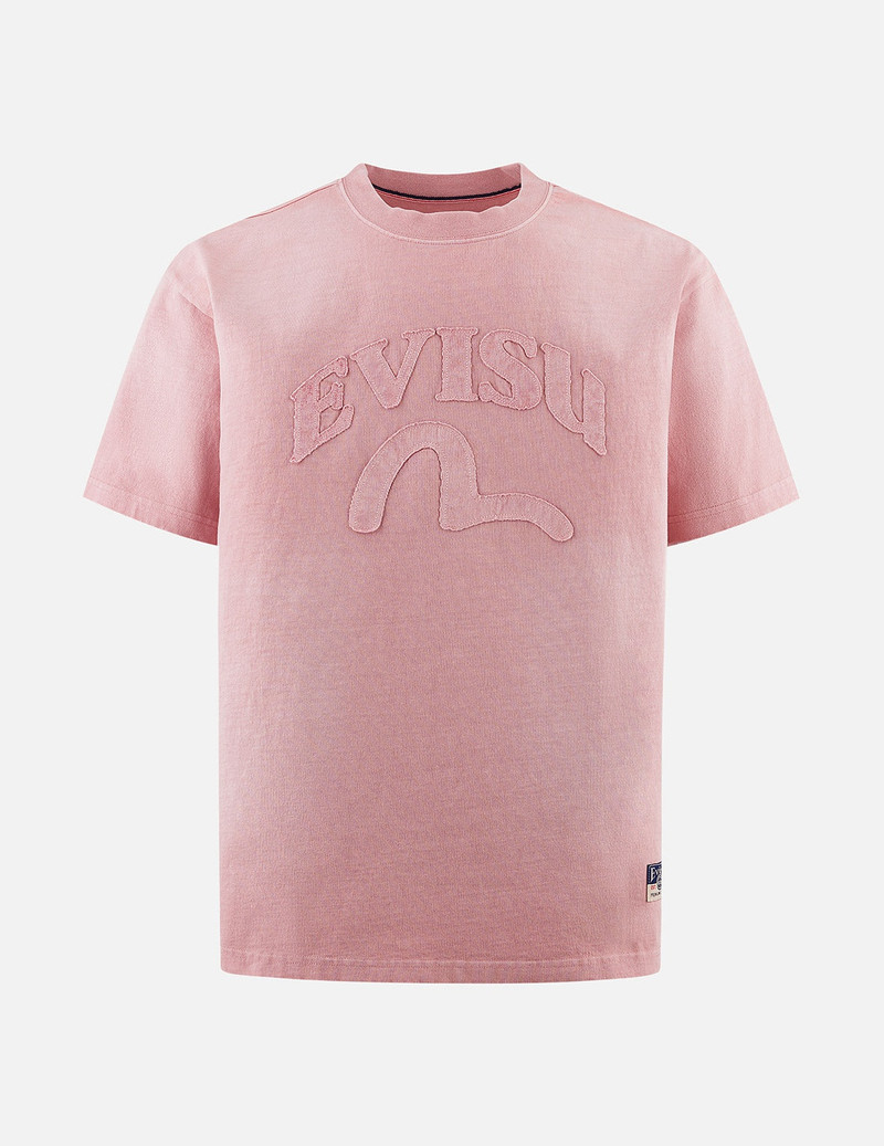 Seagull and Logo Appliqué Embroidery Relax Fit T-Shirt 1