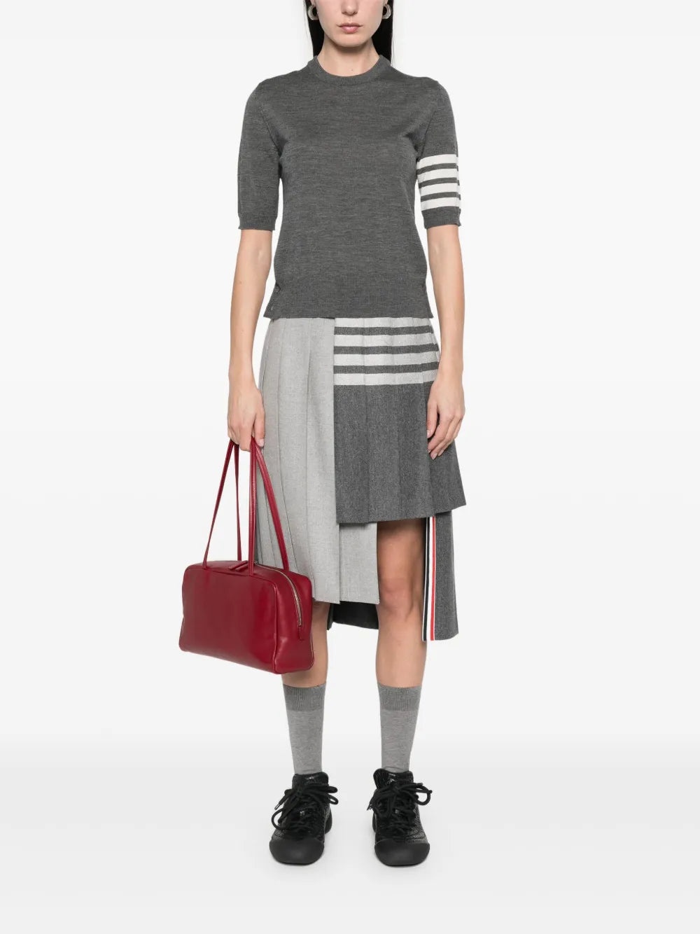 4 Bar Stripes Striped T-Shirt - 2