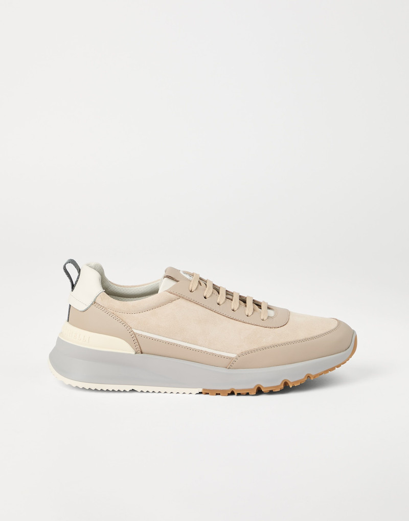 세척된 스웨드와 반 광택 calfskin 주자 5