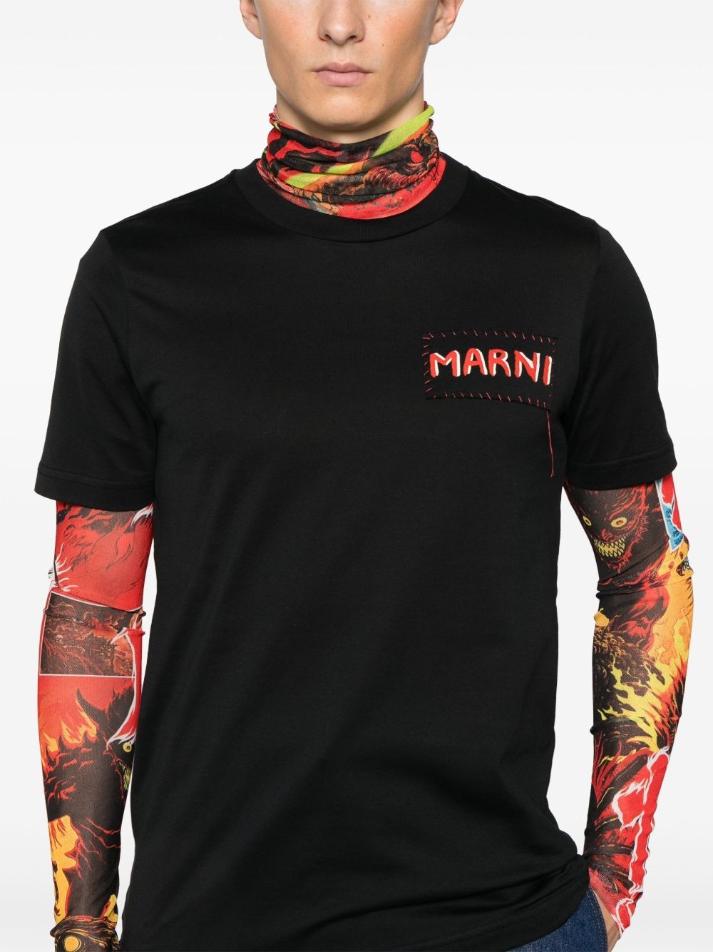 cotton jersey T-shirt - 4