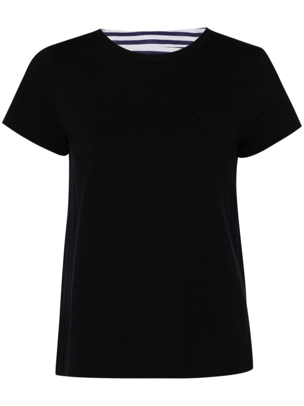 panelled T-shirt - 1