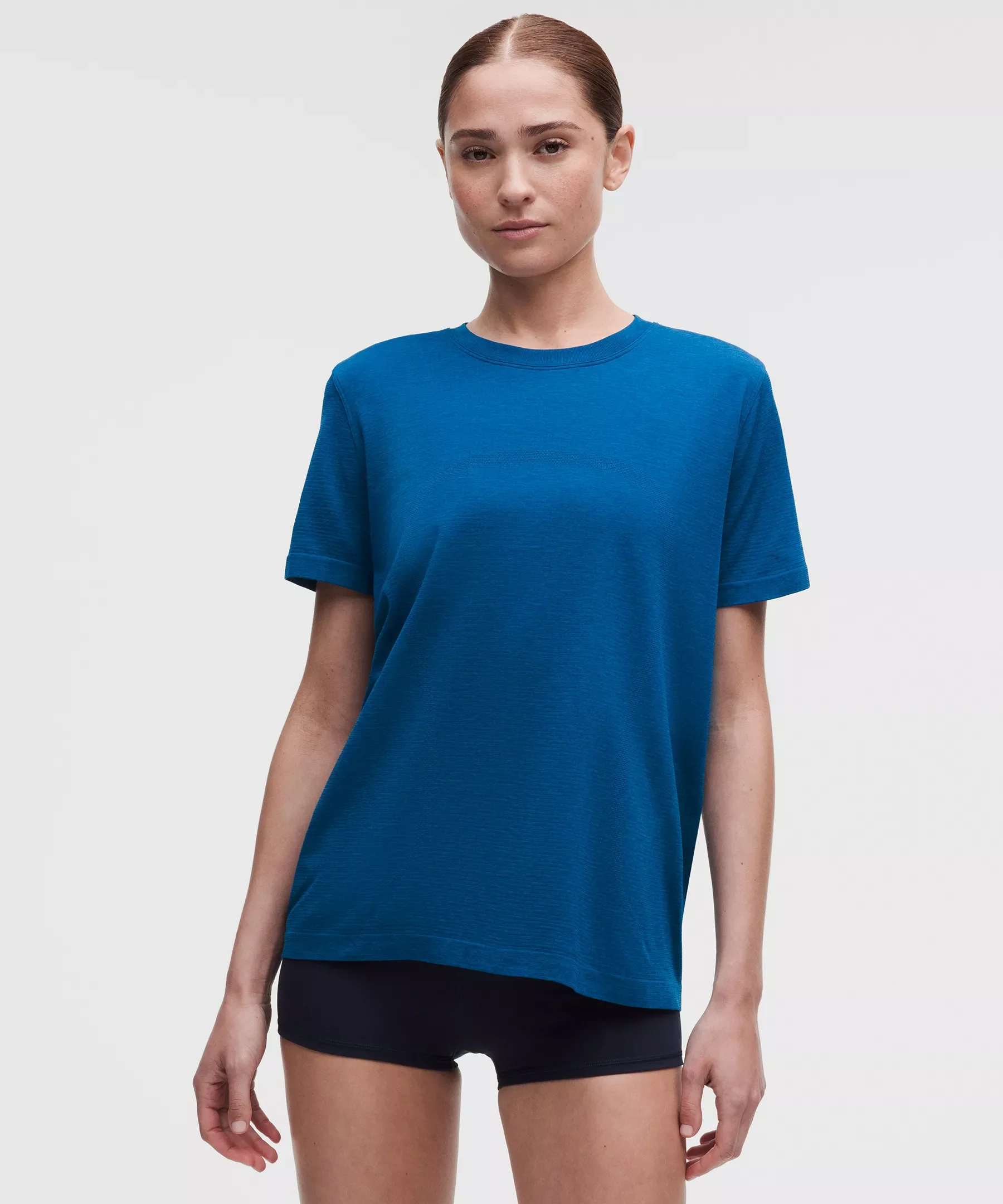 Swiftly Relaxed Short-Sleeve Shirt Hip Length *Updated Fit - 1