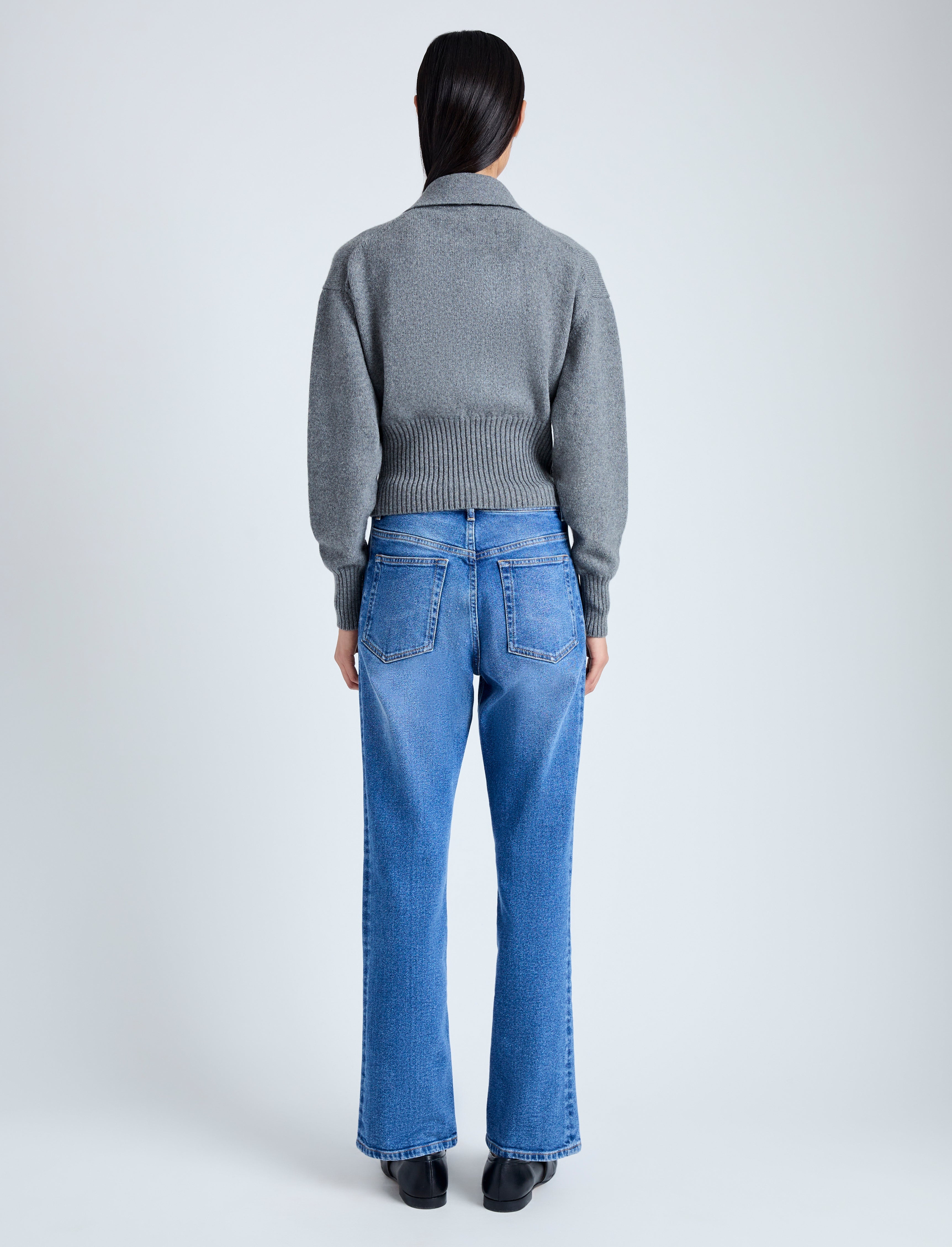 Jeanne Polo Sweater in Eco Cashmere - 5