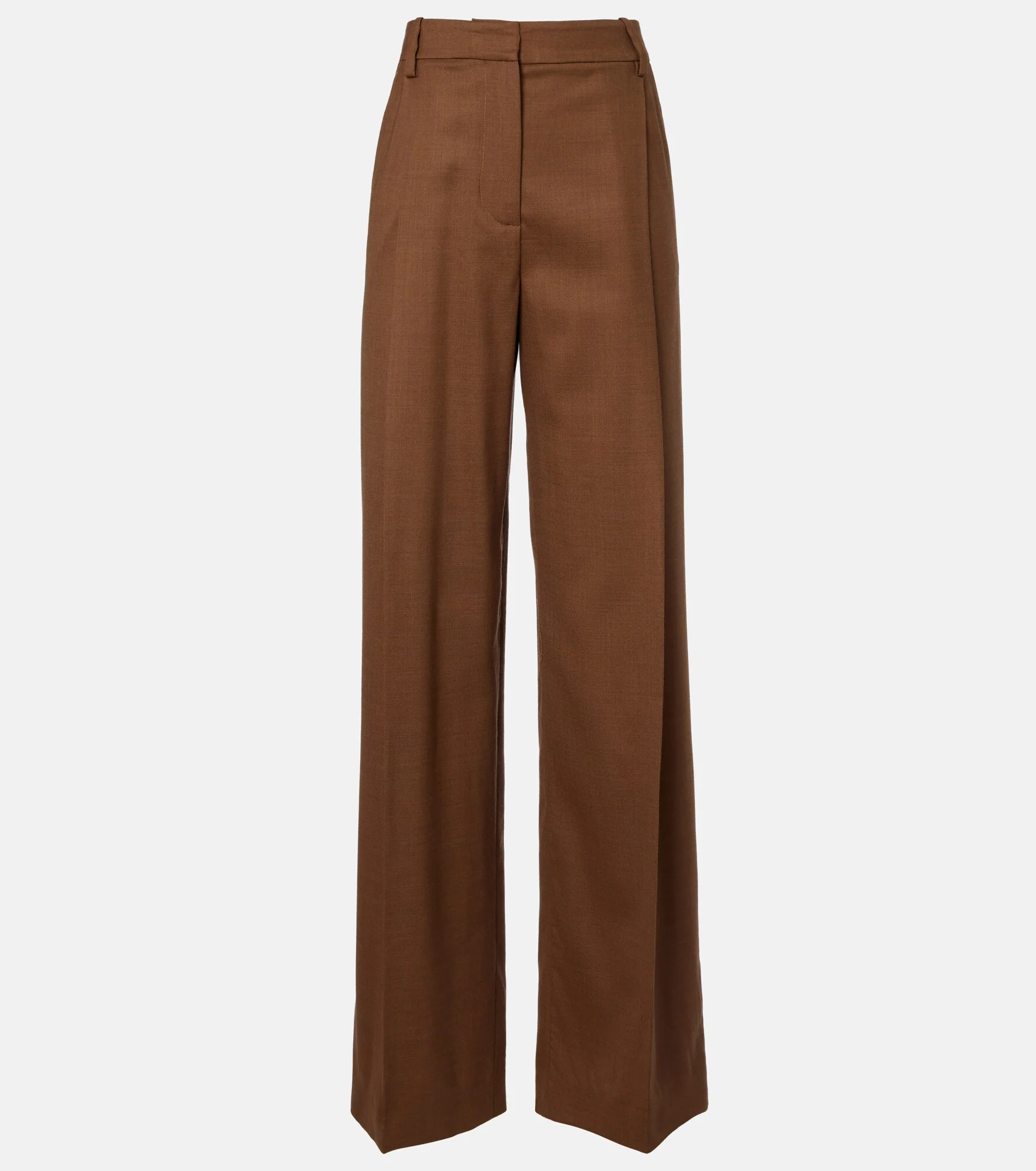 Virgin wool wide-leg pants - 1