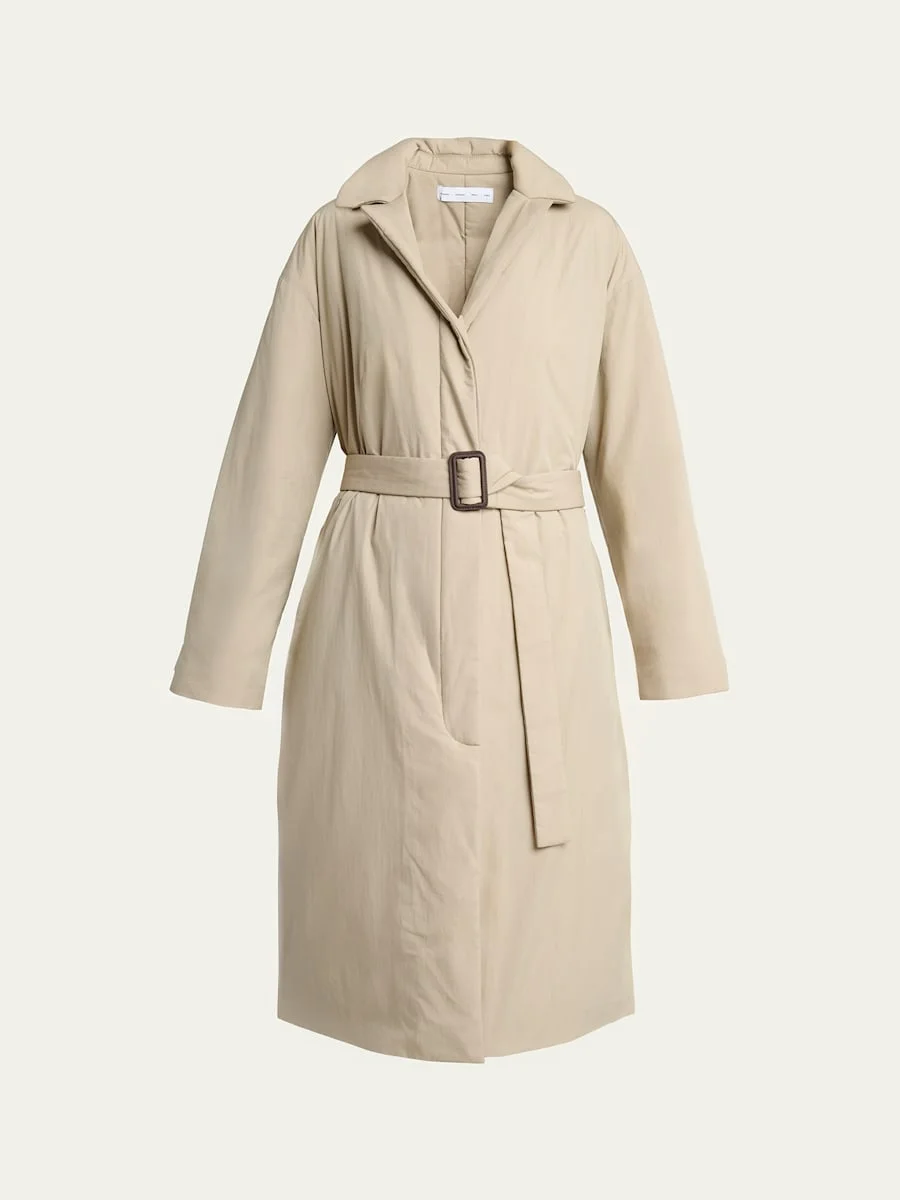 Saphira Parachute Cotton Trench Coat - 1