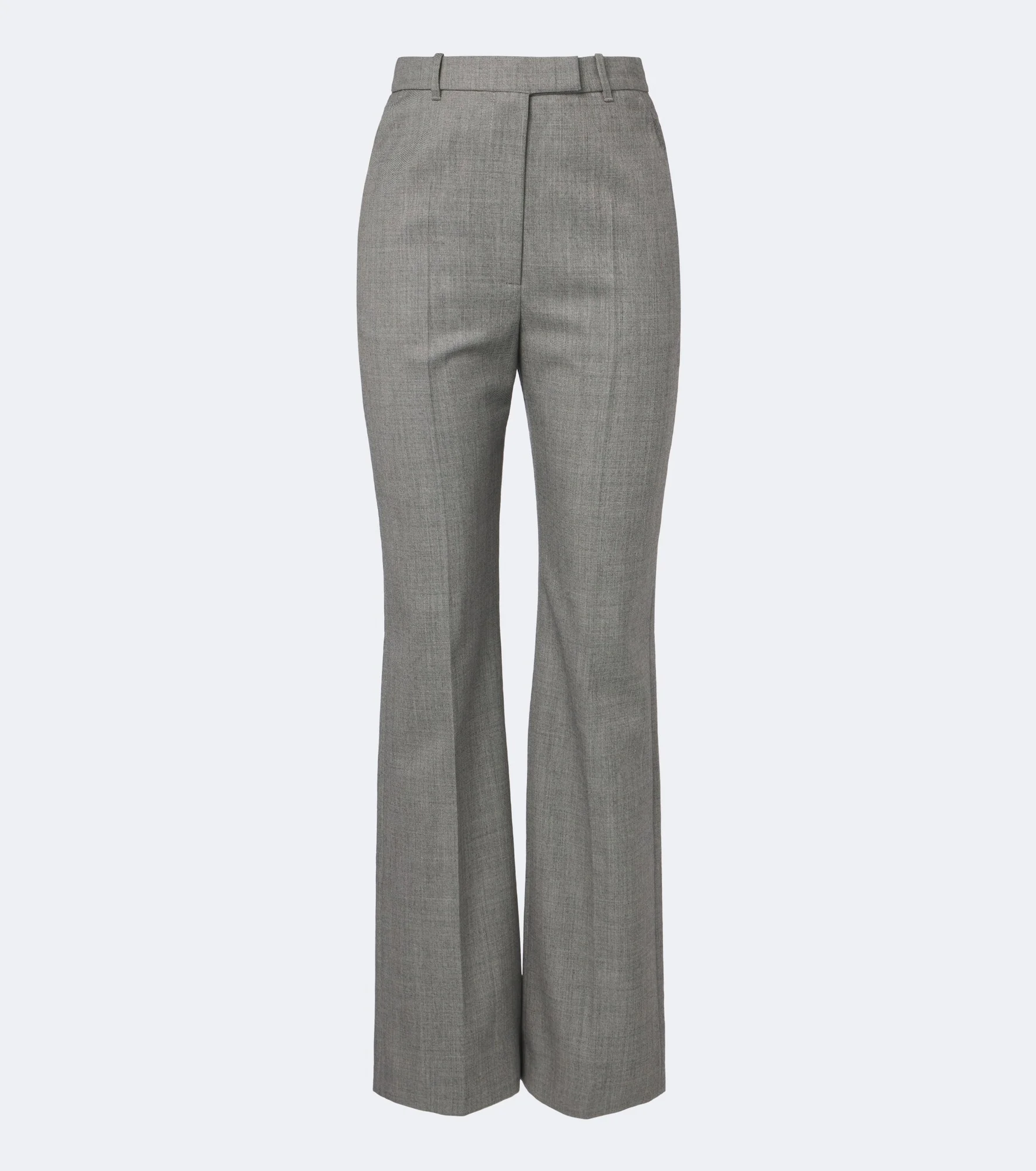 Wool straight pants - 1