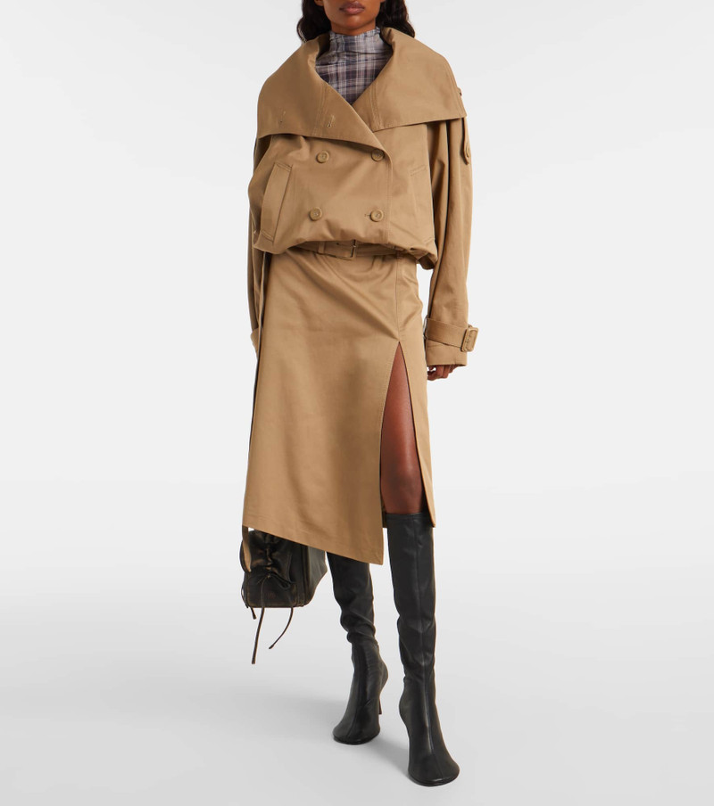 Acne Studios 75 leather knee-high boots outlook