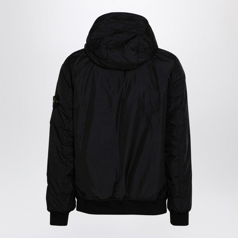 Stone Island Black Nylon Zipped Jacket Men - 2