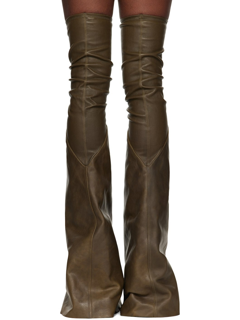 Khaki Porterville Cargowedge Boots 2