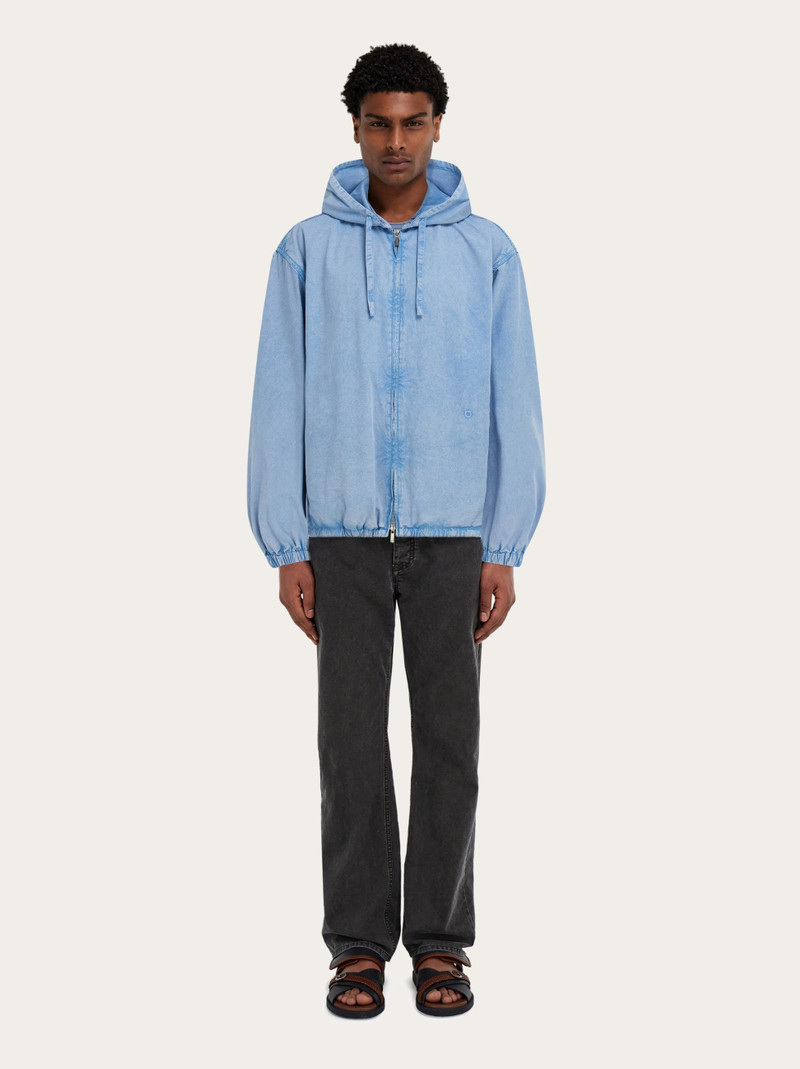 Cotton and silk blouson 6