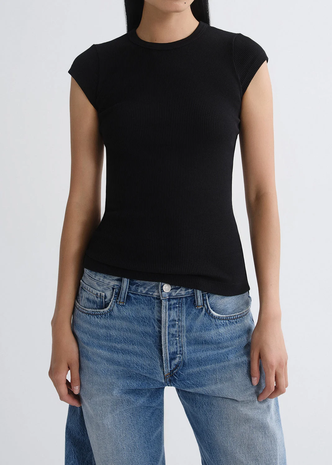 EDISON TEE IN BLACK - 1