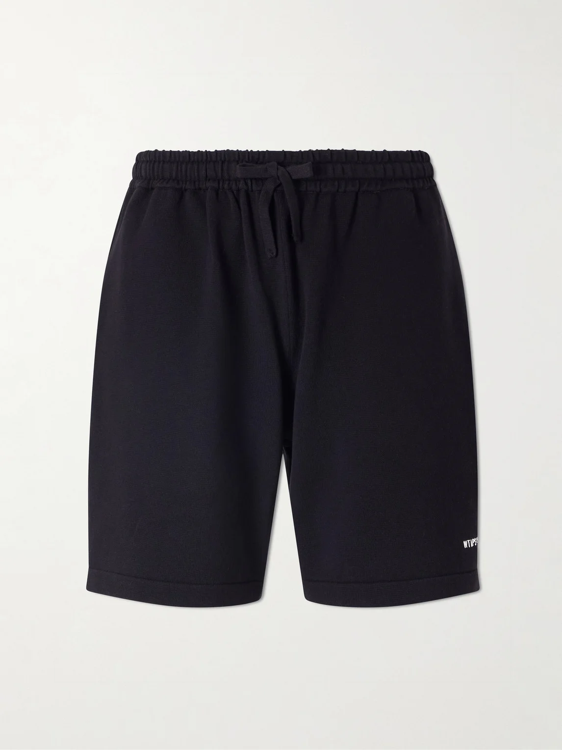 Straight-Leg Logo-Embroidered Cotton-Blend Shorts - 1