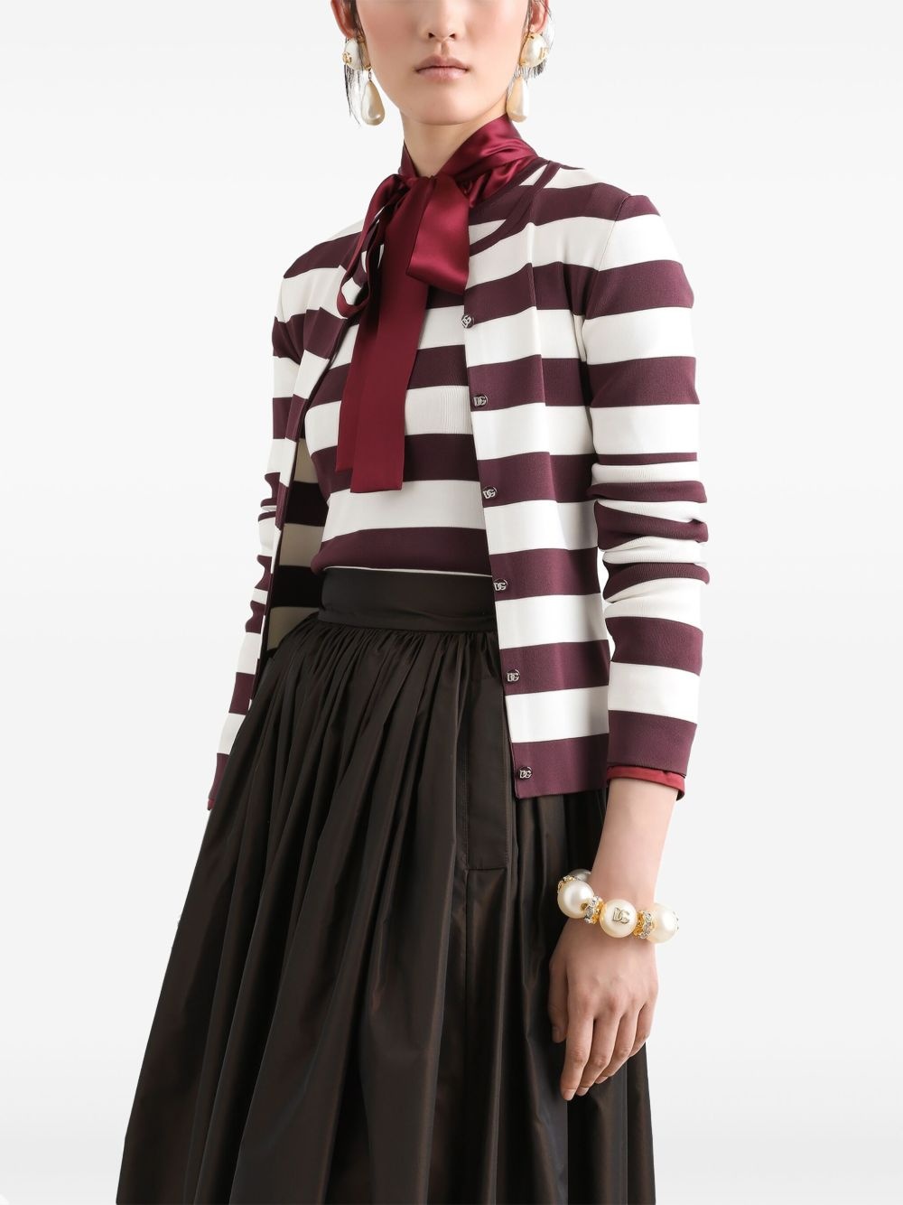 striped cardigan - 4