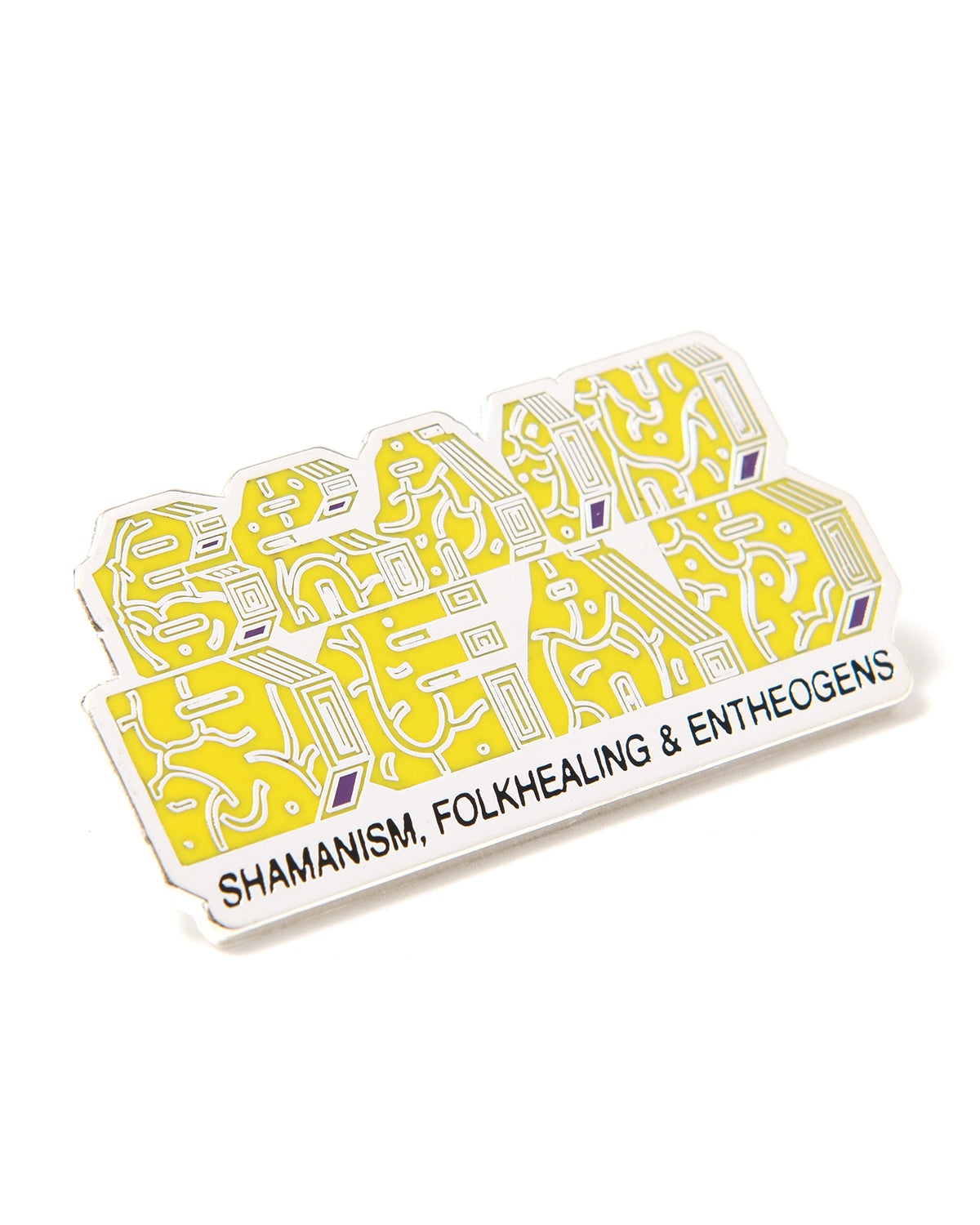 Shamanism Enamel Pin - Yellow/Multi - 2