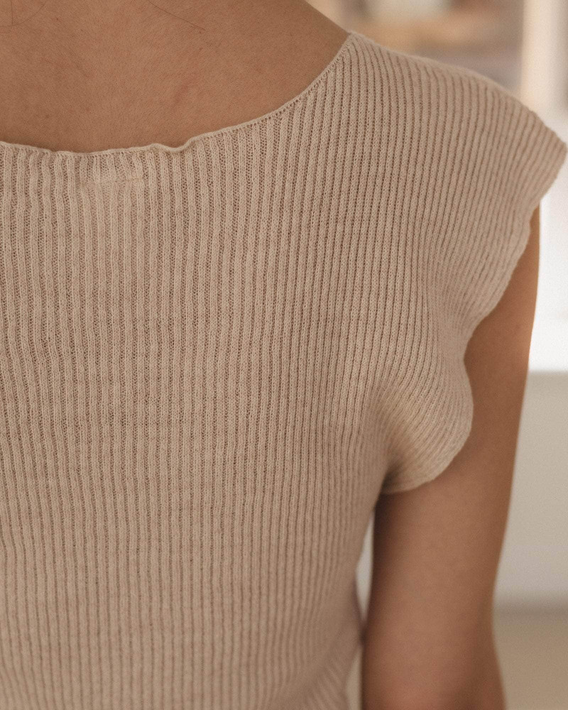 Franca Top - Linen Cotton Rib 6