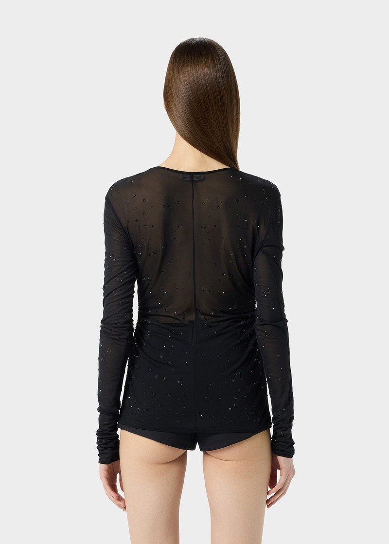 SWEATER WITH DROP-EFFECT DECORATIONS 4