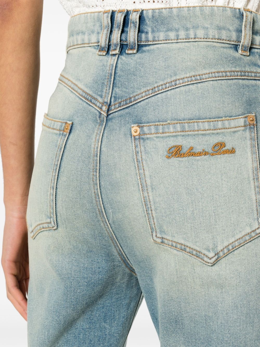 mid-rise skinny jeans - 5