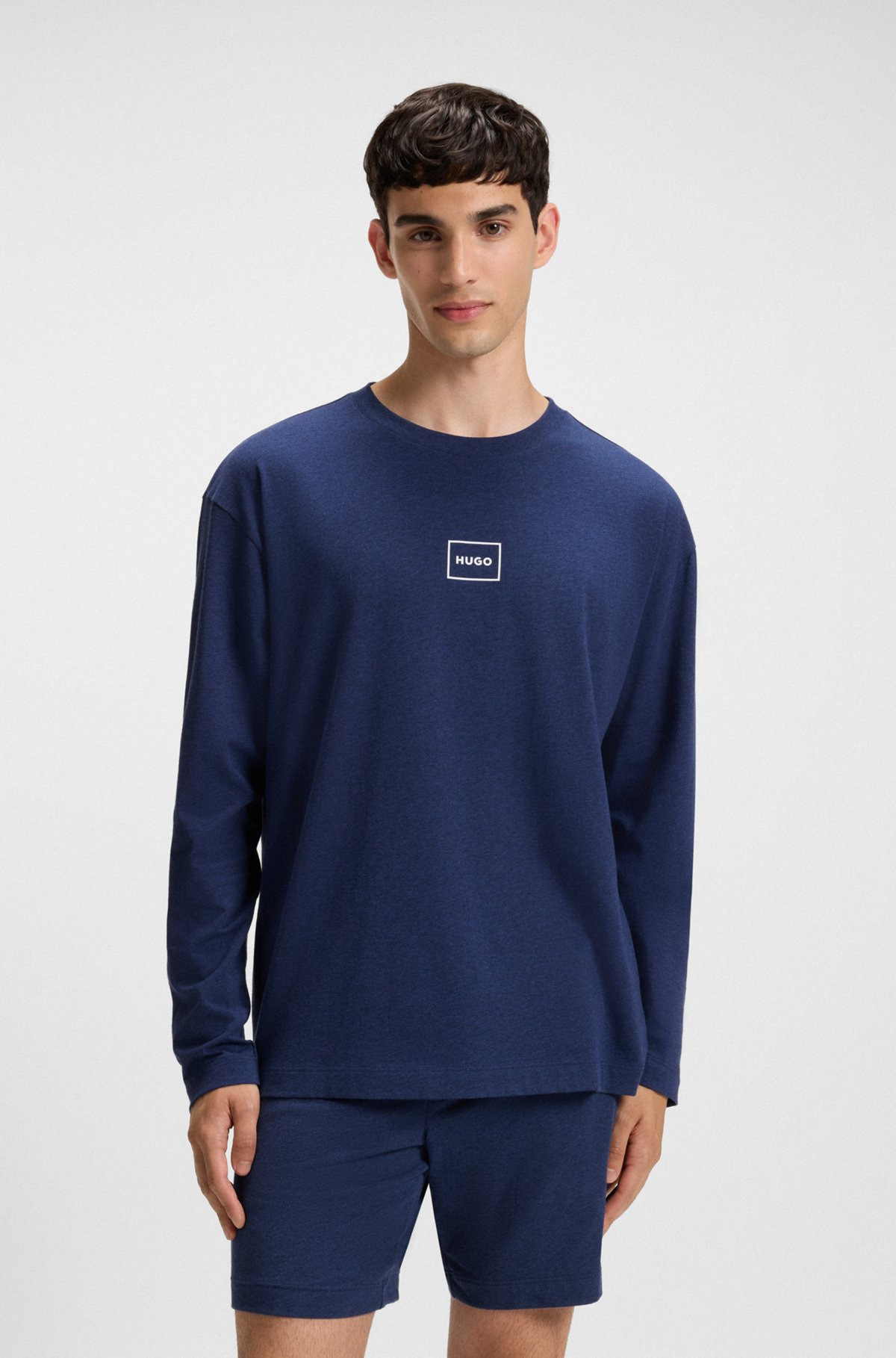 LOGO-PRINT T-SHIRT IN STRETCH COTTON - 2