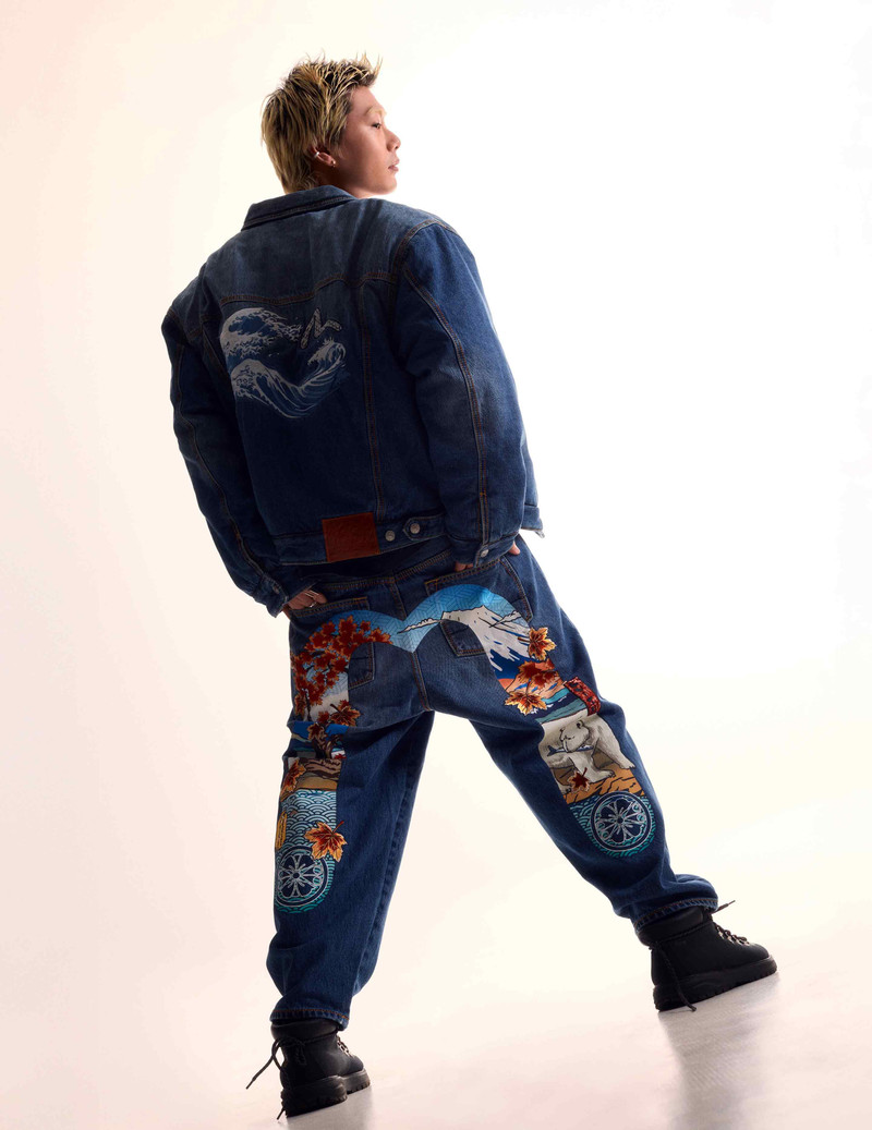 EVISU X MOOSE KNUCKLES Ukiyo-e Jeans 7