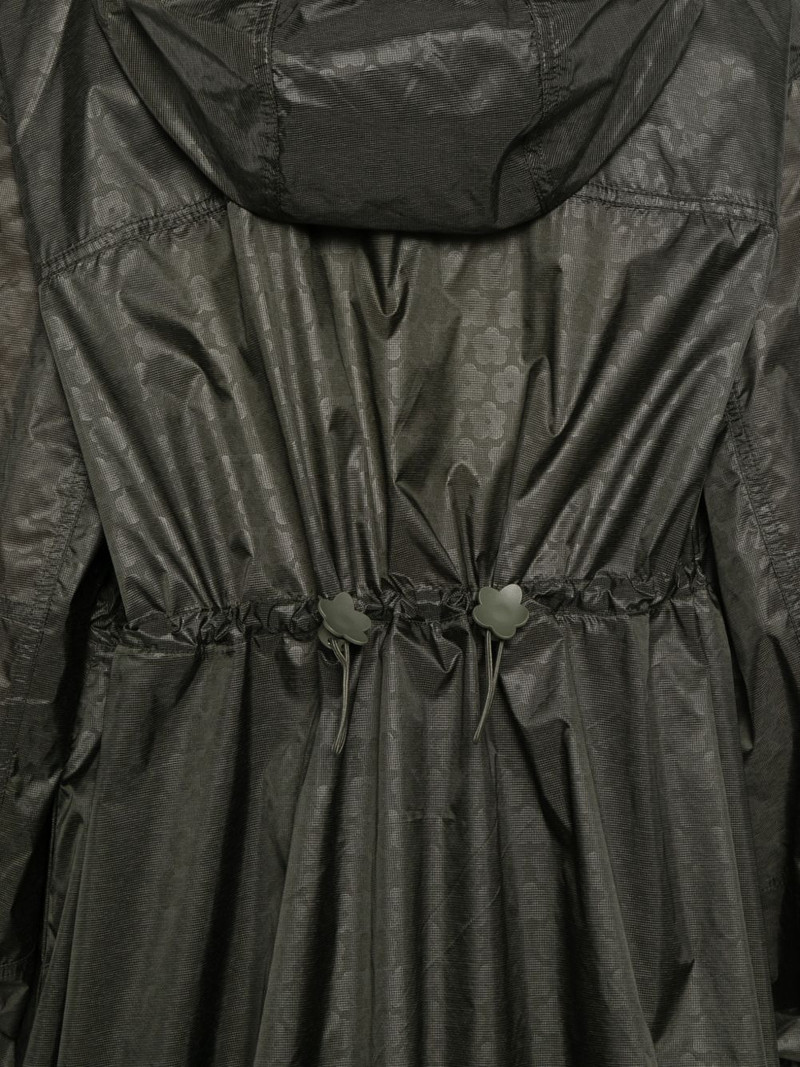 x Cecilie Bahnsen zip-up hooded raincoat 5