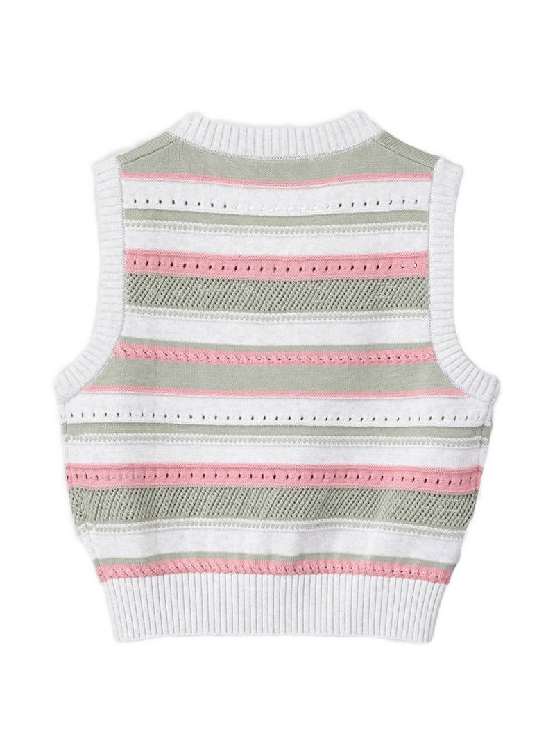 Dunst striped knitted vest outlook