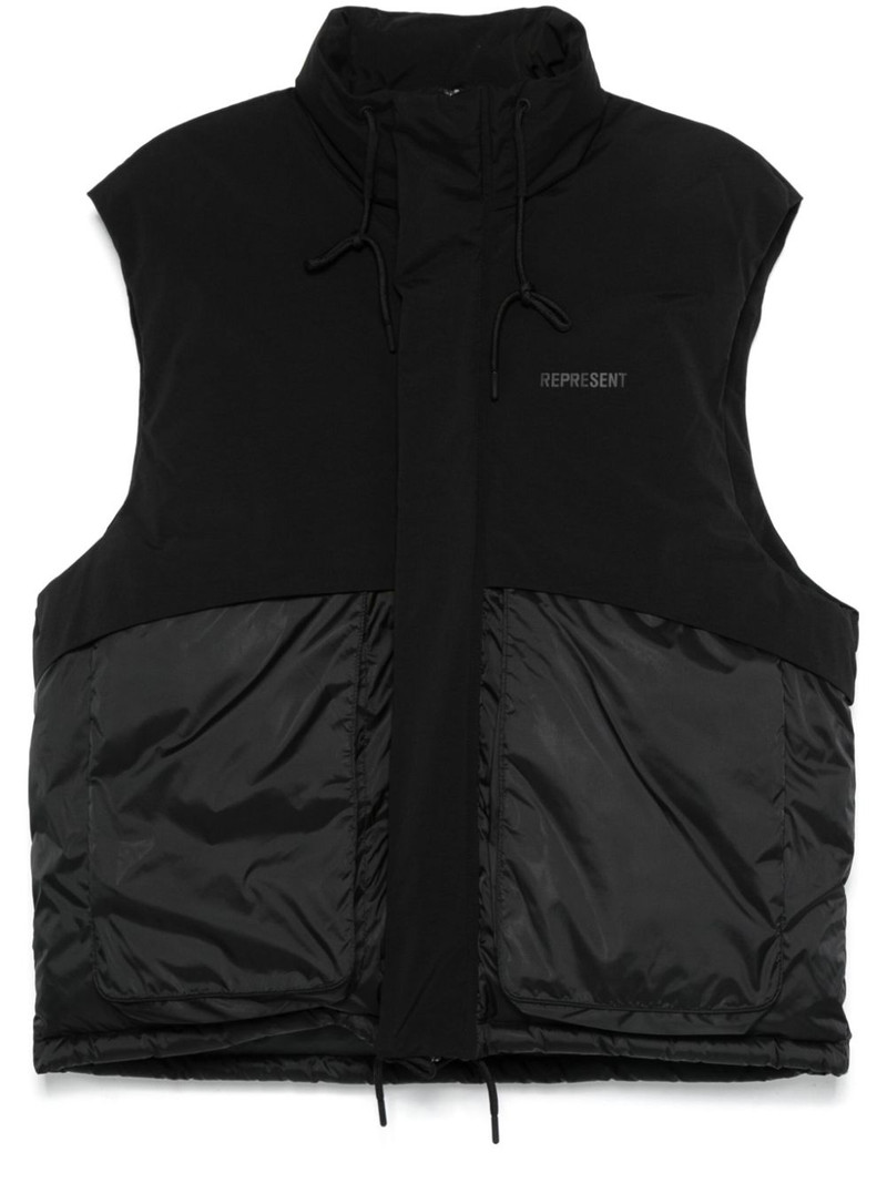 layered puffer gilet 1