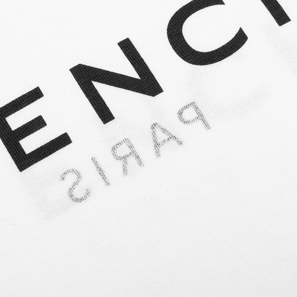 GIVENCHY SLIM FIT REVERSE PRINT T-SHIRT - WHITE - 6