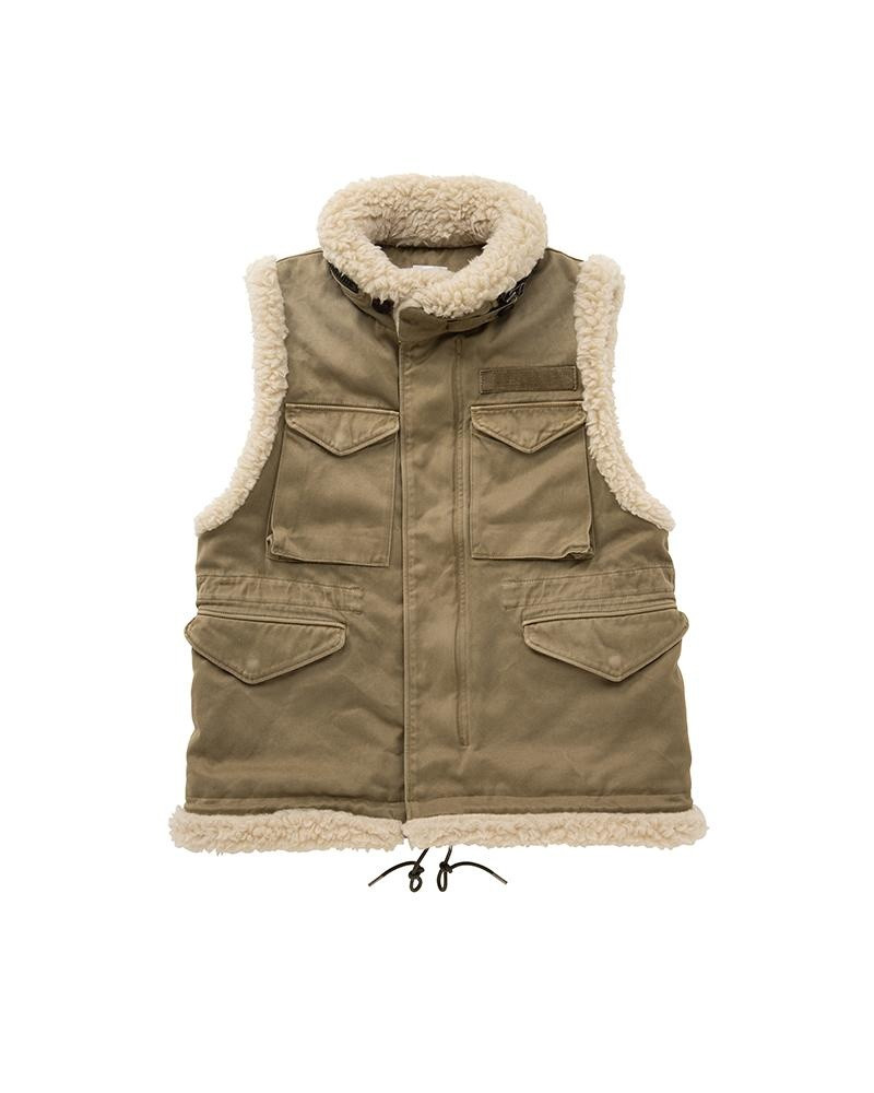 MIL BOA VEST W KHAKI 1